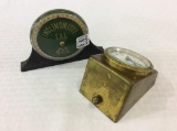 Lot of 2 Including Glass Inclinometer