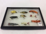 Collection of 9 Various Fishing Lures Including