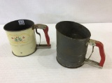 Lot of 2 Vintage Sifters