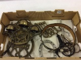 Group Including Brass Harness Bells,
