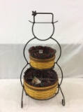 Wrought Iron Longaberger Frosty the Snowman w/