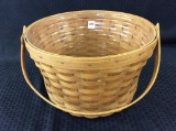 Lg. 1990 Round Vegetable Longaberger Basket