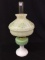Mint Green & White Aladdin Kerosene Lamp Base