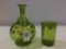 Green Moser Style  Enamel Paint Tumble-Up