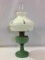 Aladdin Green Jadite Color Kerosene Lamp