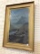 Lg. Framed Sheep by Mountainside Painting