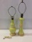 Lot of 2 Aladdin Alacite Electrified Lamps