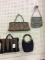 Lot of 4 Ladies Vintage Purses Incuding Unusual