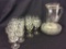 Lg. Set of Etched Glassware Including