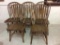 Lot of 5 Matching Chairs Including One Arm