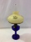 Aladdin Cobalt Blue Kerosene Lamp