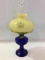 Aladdin Cobalt Blue Kerosene Lamp