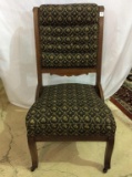 Antique Upholstered Parlor Chair