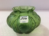 Green Loetz Puffy Design Vase