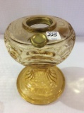 Light Amber Glass Aladdin Kerosene Lamp