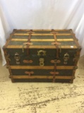 Antique Flat Top Trunk (Approx. 22 1/2 Inches