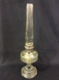 Glass Aladdin Kerosene Lamp w/ Chimney
