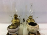 Group of Various Kerosene Lamps-Mostly Bases-