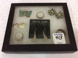 Group of Ladies Sterling Silver Jewelry