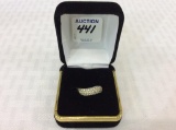 Ladies 10K White Gold & Diamond Ring