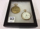 Lot of 2 Pocket Watches Including Open Face