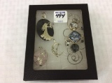 Lot of 4 Various Ladies Pendants