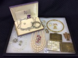 Group of Ladies Costume Jewelry Including