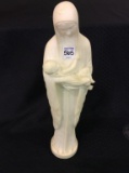 Alabaster Religious Statue (18 1/2 Inches Tall)