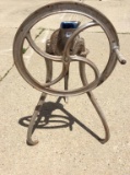 Vintage  Three Leg Floor Mount Grinder Wheel