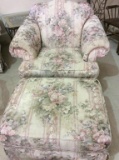 Rowe Furniture Co. Floral Upholstered Chair