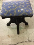 Upholstered Seat Wood Stool