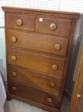 Wood Maple Chest of Drawers