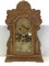 Ornate Ansonia Key Wind Calendar Clock w/ Etched