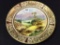 Hand Painted Nippon Landscape Painted Plate