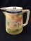 Hand Painted Nippon Pitcher w/ Palm Tree
