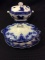 Lot of 2 Sm. Serving Pieces w/ Lids-One w/
