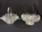 Lot of 2 Lg. Glassware Pieces Including