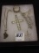 Lot of 4 Sterling Silver Religious Jewelry Pieces