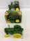 Lot of 3 John Deere Toy 1/16th Scale Tractors