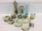 Group of Painted Dishware