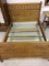 Antique Wood Full Size Bed w/