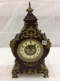 Heavy Iron Ornate Antique Keywind Waterbury Clock