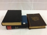 Lot of 3 Books Including 2-1896 Biographical