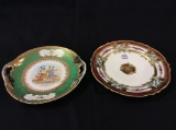 Lot of 2 Highly Decorated Plates-