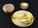 Lot of 8 Hand Painted Nippon Pieces
