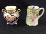 Lot of 2 Hand Painted Nippon Pieces Including