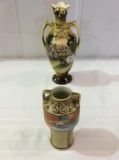 Lot of 2 Including Royal Nippon Hand Painted Dbl