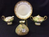 Lot of 4 Hand Painted Nippon Pieces
