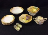 Group of Hand Painted Nippon Pieces Including