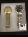 Lot of 2 Men's Wristwatches Including